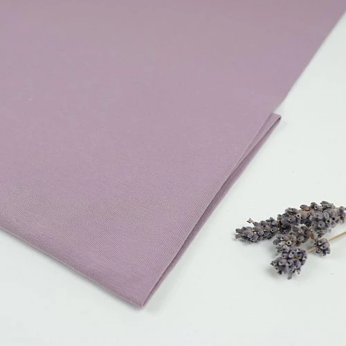 Organic Single Stretch Jersey In Lilac Von Mind The MAKER 1 Organic Single Stretch Jersey In Lilac Von Mind The MAKER