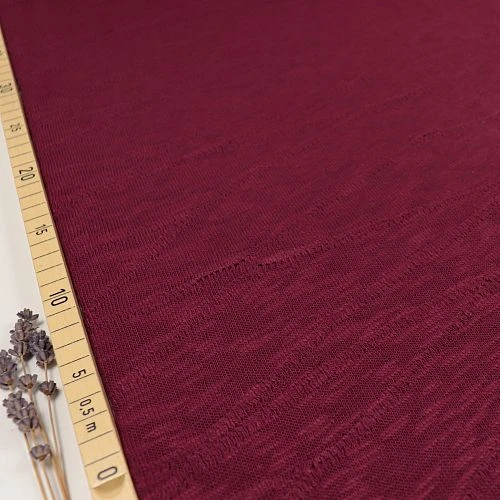 Organic Slub Jacquard Knit In Fuchsia Von Mind The MAKER 1 Organic Slub Jacquard Knit In Fuchsia Von Mind The MAKER