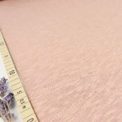 Organic Slub Jacquard Knit In Rose Von Mind The MAKER