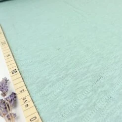 Organic Slub Jacquard Knit In Sage Green Von Mind The MAKER