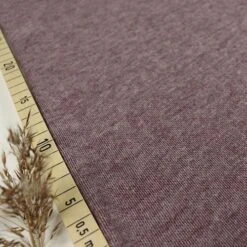 Organic Brushed Bio Piqué In Bordeaux Meliert Von Mind The MAKER