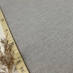 Organic Brushed Bio Piqué In Hellgrau Meliert Von Mind The MAKER