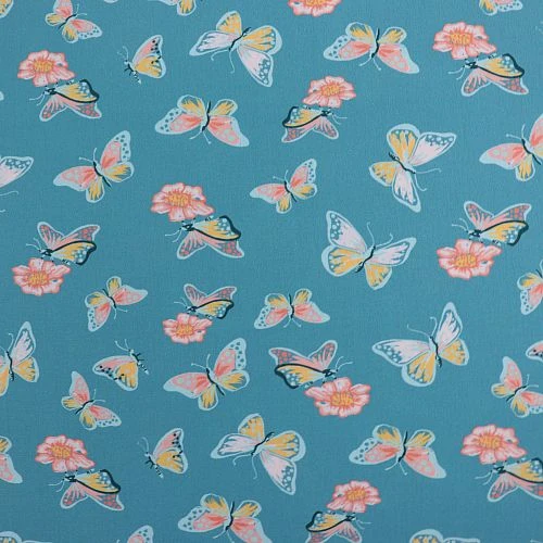 Bio Popeline Baumwollstoff A Flutter Von Monaluna 2 Bio Popeline Baumwollstoff A Flutter Von Monaluna – Bild 2