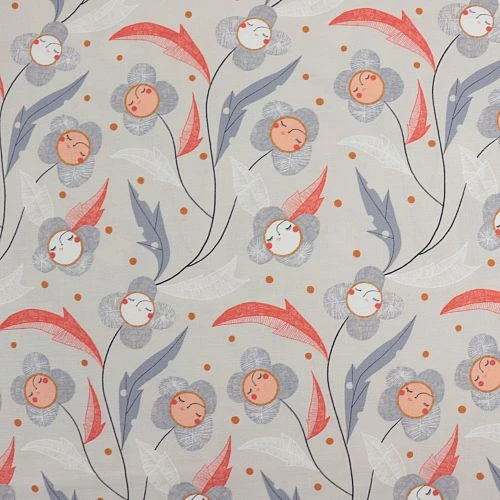 Bio Popeline Baumwollstoff Rise Up Ivory Aus Der Serie Bloom Together Von Cloud9 2 Bio Popeline Baumwollstoff Rise Up Ivory Aus Der Serie Bloom Together Von Cloud9 – Bild 2