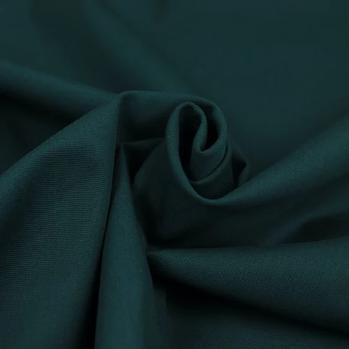 Uni Bio Popeline Candy Cotton In Dark Emerald Von Verhees 3 Uni Bio Popeline Candy Cotton In Dark Emerald Von Verhees – Bild 3