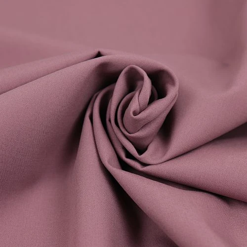 Uni Bio Popeline Candy Cotton In Mauve Von Verhees 3 Uni Bio Popeline Candy Cotton In Mauve Von Verhees – Bild 3