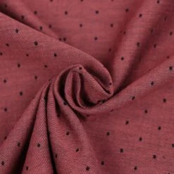 Bio Chambray Punkte Dark Grenadine Von Amandine Cha -TextilKreativ Verkaufsgeschäft Punkte Dark Grenadine von Amandine Cha 1280 2