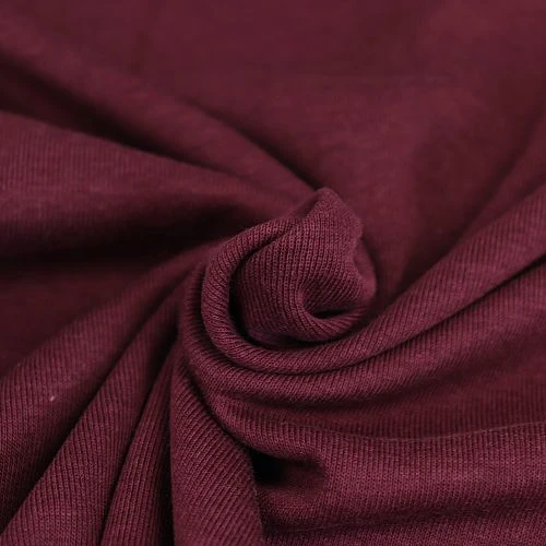 FINE RIB JERSEY In Maroon Von Meet Milk 2 FINE RIB JERSEY In Maroon Von Meet Milk – Bild 2