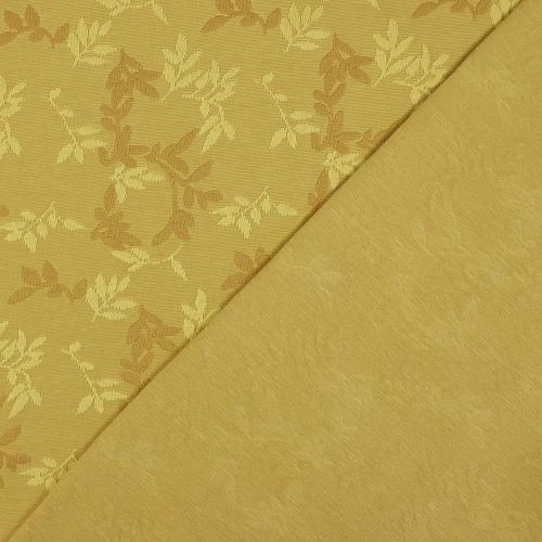 Bio Relief Strickjacquard Shiny Leaves Messing Von Stoffonkel 2 Bio Relief Strickjacquard Shiny Leaves Messing Von Stoffonkel – Bild 2