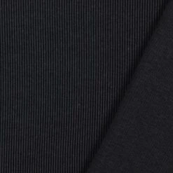 Bio Strickjacquard Rippenmuster Grau Schwarz Von Stoffonkel -TextilKreativ Verkaufsgeschäft Rippenmuster grau schwarz von Stoffonkel Bio 802 2