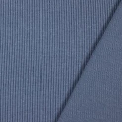 Bio Strickjacquard Rippenmuster Jeansblau Von Stoffonkel -TextilKreativ Verkaufsgeschäft Rippenmuster jeansblau von Stoffonkel Bio Strickjacquard 808 2