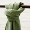 SOFT STRETCH TWILL In Moss Von Meet Milk