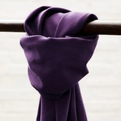 SOFT STRETCH TWILL In Purple Night Von Meet Milk