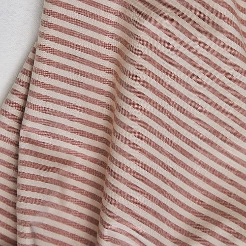 ORGANIC STRIPE COTTON In Dune/Sienna Von Mind The MAKER 2 ORGANIC STRIPE COTTON In Dune/Sienna Von Mind The MAKER – Bild 2