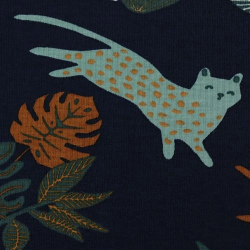 Bio Jersey Safari Animals In Navy 3 Bio Jersey Safari Animals In Navy – Bild 3