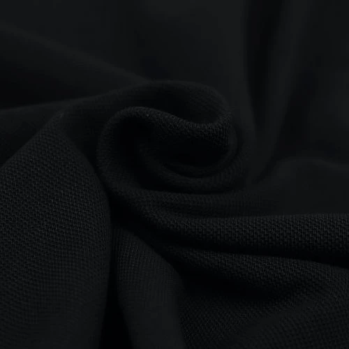 Bio Single Piqué Uni In Schwarz Von Fabrilogy 2 Bio Single Piqué Uni In Schwarz Von Fabrilogy – Bild 2