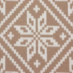 Bio Strickjacquard Snowflake In Oatmilk Von Stoffonkel -TextilKreativ Verkaufsgeschäft Snowflake in oatmilk von Stoffonkel Bio 2129 2