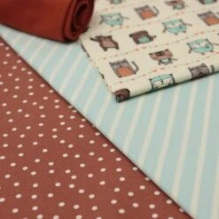 Bio Jersey Stoff Dotties Karamell Braun Von Stoffonkel -TextilKreativ Verkaufsgeschäft Stoff Dotties karamell braun von Stoffonkel 454 2