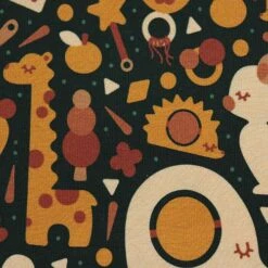 Bio Jersey Stoff Ecokids Dunkel -TextilKreativ Verkaufsgeschäft Stoff Ecokids dunkel Bio Jersey 2051 2