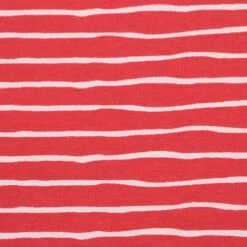 Bio Ringeljersey Stoff Good Vibes Stripes Poppy Von Stoffonkel -TextilKreativ Verkaufsgeschäft Stoff Good Vibes Stripes poppy von 1754 2