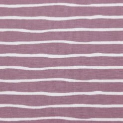 Bio Ringeljersey Stoff Good Vibes Stripes Woodrose Von Stoffonkel -TextilKreativ Verkaufsgeschäft Stoff Good Vibes Stripes woodrose von 1750 2