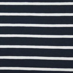 Bio Jersey Stoff Mit Streifen Dunkelblau Weiß Als Ringeljersey -TextilKreativ Verkaufsgeschäft Stoff mit Streifen dunkelblau weiss als 849 2