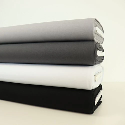 Bio Jersey Stoff Uni Dunkelgrau 3 Bio Jersey Stoff Uni Dunkelgrau – Bild 3