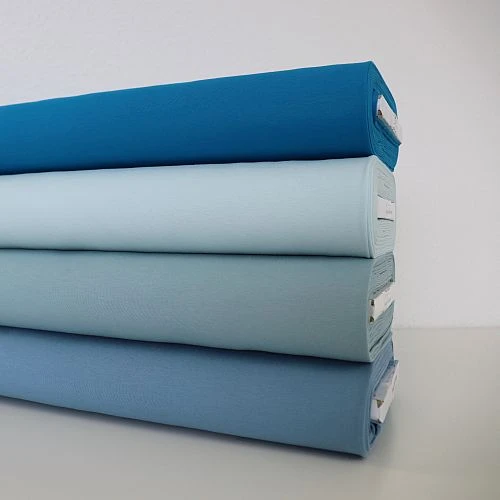 Bio Jersey Stoff Uni Frost Blau 3 Bio Jersey Stoff Uni Frost Blau – Bild 3