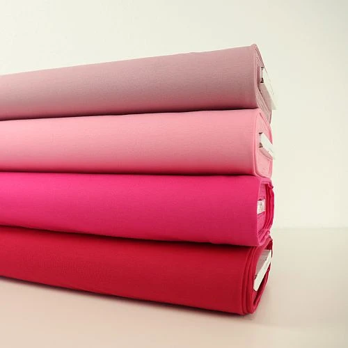 Bio Jersey Stoff Uni Rosa 3 Bio Jersey Stoff Uni Rosa – Bild 3