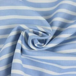 Bio Chambray Streifen Himmelblau Von Amandine Cha -TextilKreativ Verkaufsgeschäft Streifen Himmelblau von Amandine Cha Bio 1346 2