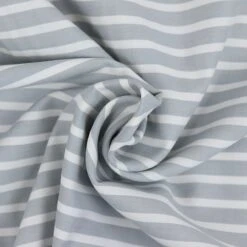 Bio Chambray Streifen Hellgrau Von Amandine Cha -TextilKreativ Verkaufsgeschäft Streifen hellgrau von Amandine Cha Bio 1191 2