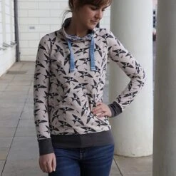 Bio Jersey Stoff Streifen Stonewashed Blau Ringeljersey Stoffonkel -TextilKreativ Verkaufsgeschäft Streifen stonewashed blau Ringeljersey Stoffonkel Bio 413 3