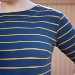 Bio Jersey Stoff Streifen Jeansblau Streifenjersey 11 Bio Jersey Stoff Streifen Jeansblau Streifenjersey -TextilKreativ Verkaufsgeschäft Streifenjersey Bio Jersey Stoff Streifen jeansblau 1518 5