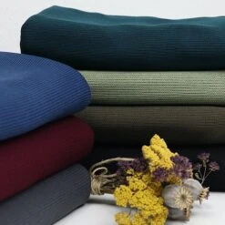 Bio Interlock Strick Uni Trüffel -TextilKreativ Verkaufsgeschäft Strick uni Trueffel Bio Interlock 1501 2