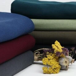 Bio Interlock Strick Uni Dunkelgrau -TextilKreativ Verkaufsgeschäft Strick uni dunkelgrau Bio Interlock 1497 2