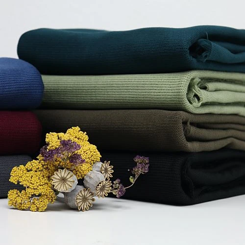 Bio Interlock Strick Uni Schwarz 3 Bio Interlock Strick Uni Schwarz – Bild 3