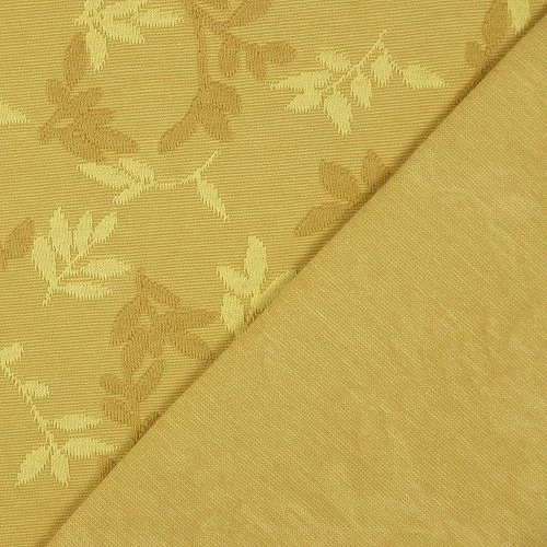 Bio Relief Strickjacquard Shiny Leaves Messing Von Stoffonkel 3 Bio Relief Strickjacquard Shiny Leaves Messing Von Stoffonkel – Bild 3