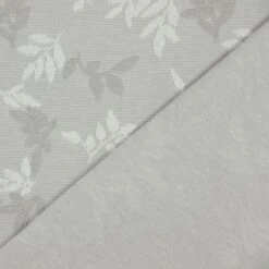 Bio Relief Strickjacquard Shiny Leaves Platin Von Stoffonkel -TextilKreativ Verkaufsgeschäft Strickjacquard Shiny Leaves platin von Stoffonkel 812 2