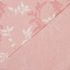 Bio Relief Strickjacquard Shiny Leaves Rosenquarz Von Stoffonkel -TextilKreativ Verkaufsgeschäft Strickjacquard Shiny Leaves rosenquarz von Stoffonkel 813 2