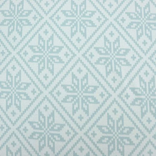 Bio Strickjacquard Snowflake In Gletscher Von Stoffonkel 2 Bio Strickjacquard Snowflake In Gletscher Von Stoffonkel – Bild 2
