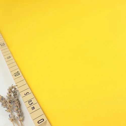 Uni Bio Popeline Candy Cotton In Yellow Von Verhees 1 Uni Bio Popeline Candy Cotton In Yellow Von Verhees