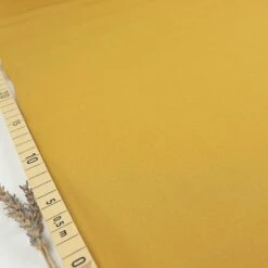 Uni Bio Popeline Candy Cotton In Ochre Von Verhees