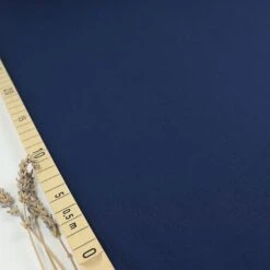 Uni Bio Popeline Candy Cotton In Ink Blue Von Verhees