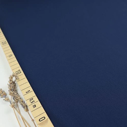 Uni Bio Popeline Candy Cotton In Ink Blue Von Verhees 1 Uni Bio Popeline Candy Cotton In Ink Blue Von Verhees