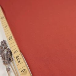 Uni Bio Popeline Candy Cotton In Brique Von Verhees