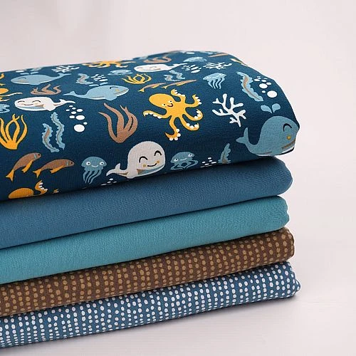 Bio Jersey Motiv Unter Dem Meer Von Stoffonkel 4 Bio Jersey Motiv Unter Dem Meer Von Stoffonkel – Bild 4