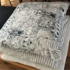 Bio Popeline Baumwollstoff Wild Thing Gold Aus Der Serie Grasslands Von Cloud9 -TextilKreativ Verkaufsgeschäft Wild Thing Gold aus der Serie 1264 3