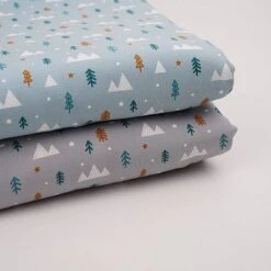 Bio Jersey Motiv Winterwald Grau Von Stoffonkel -TextilKreativ Verkaufsgeschäft Winterwald grau von Stoffonkel Bio Jersey 1514 3