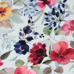 Bio Jersey Digital Flowers In Weiß -TextilKreativ Verkaufsgeschäft digital Flowers in weiss Bio Jersey 2142 2