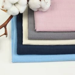 Bio Baumwollmusselin In Dunkelgrau Von Stoffonkel -TextilKreativ Verkaufsgeschäft dunkelgrau von Stoffonkel Bio Baumwollmusselin in 958 3